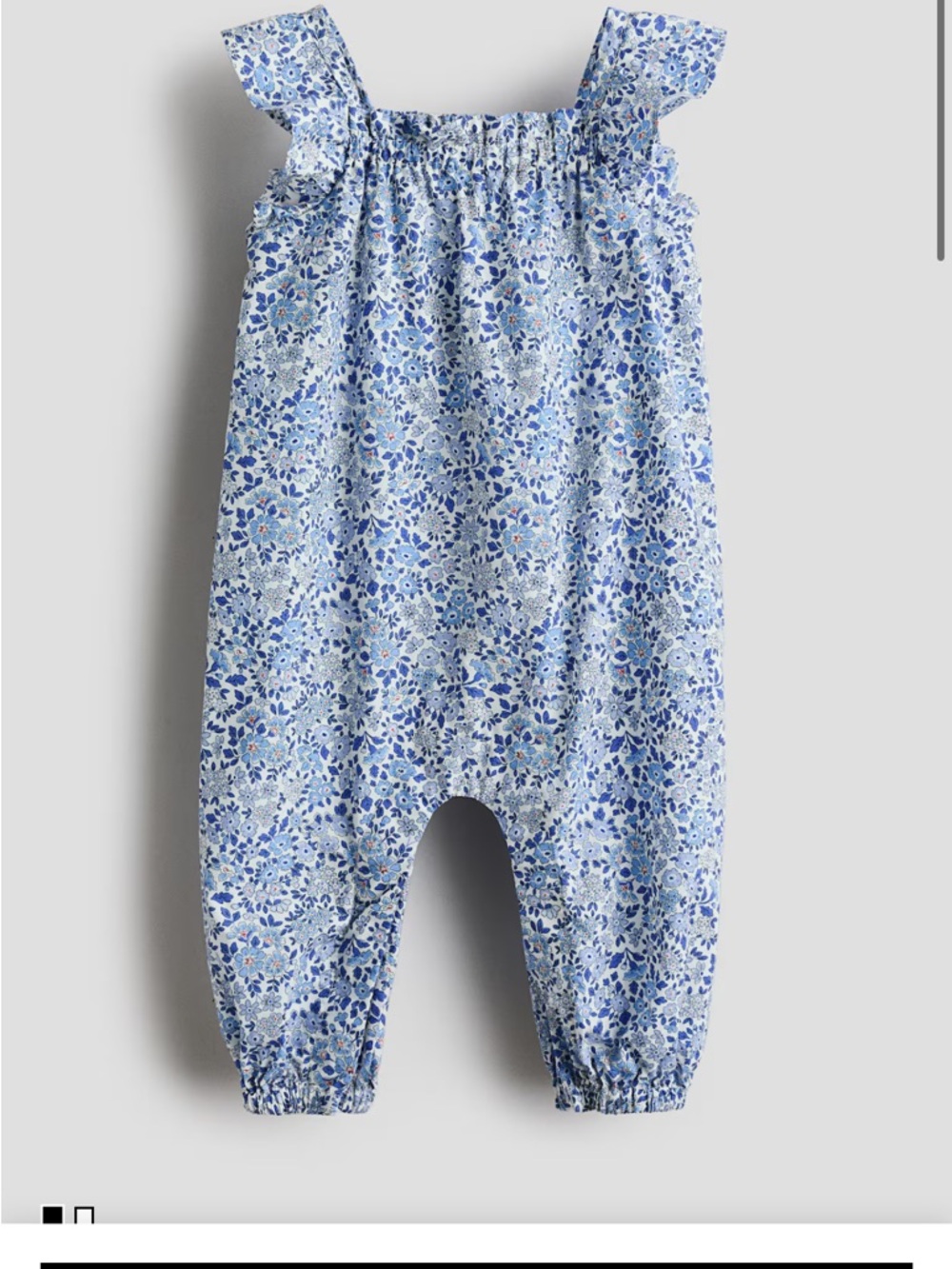 H&M Blue Floral Toddler Romper